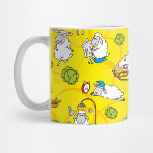 Cartoon sheeps Mug